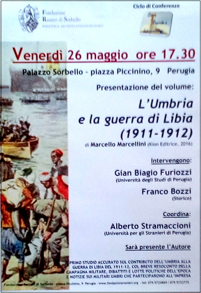 Presentazione a Perugia del libro LUmbria e la Guerra di Libia (1911-1912)