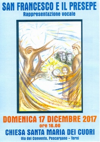 Rappresentazione vocale di San Francesco e il presepe